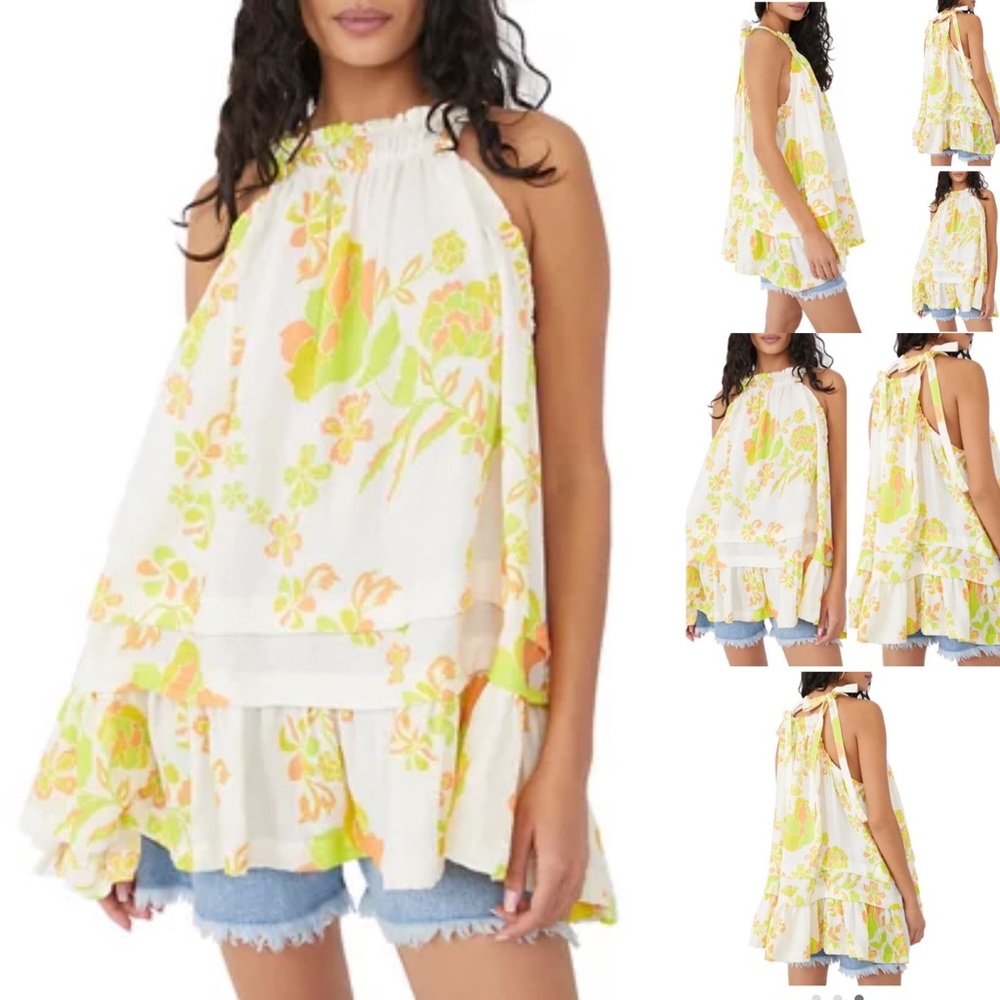 Free People Fleur Print Tunic